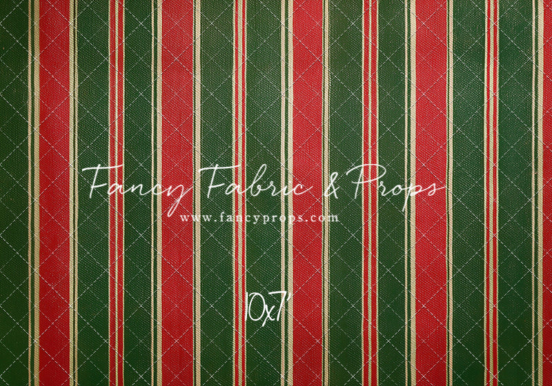 Classic Christmas Stripe - With Sweep Option