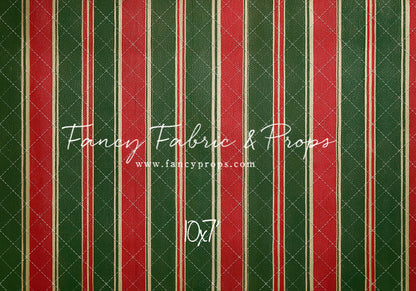 Classic Christmas Stripe - With Sweep Option