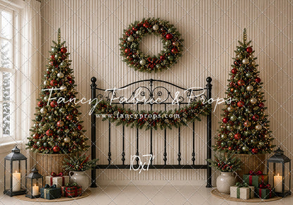 Classic Festive Headboard - with Sweep Option