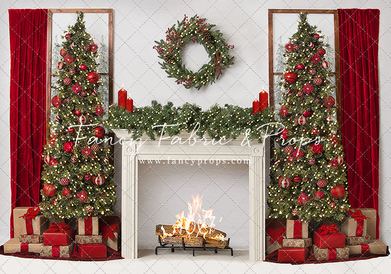 Classic Holiday Traditions Mantle 2pc Room
