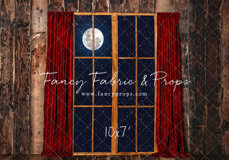 Classic Window With Drapes