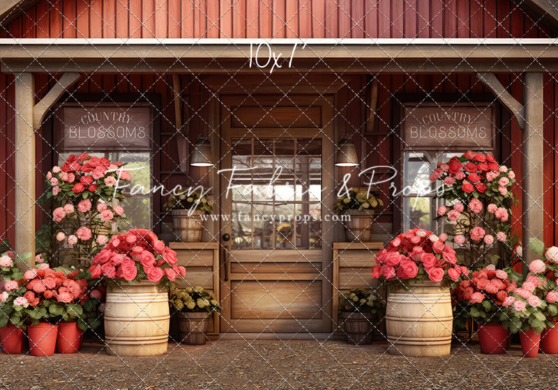 Country Blossoms Flower Shop 2pc Set