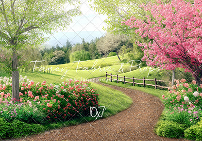 Country Road In Bloom - With Sweep Option