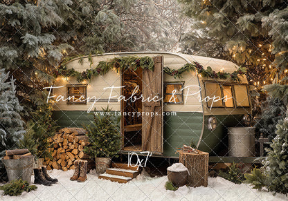 Cozy Camper Christmas - with Sweep Option