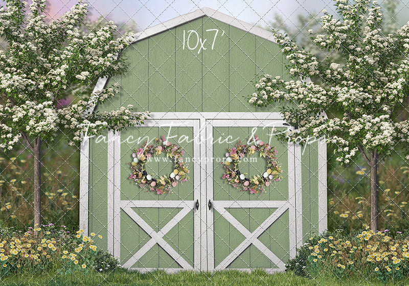 Easter Blossoms Barn 2pc Room