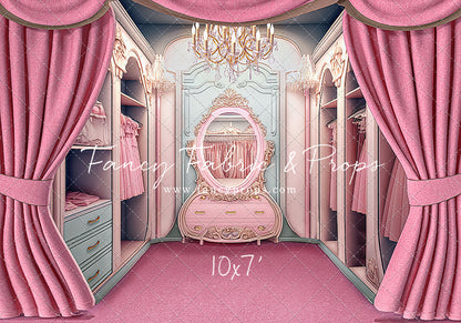 Elegant Armoire - Pink Floor Option - With Sweep Option