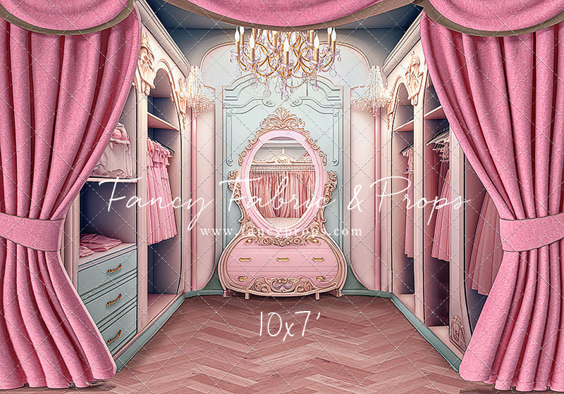 Elegant Armoire - Wood Floor Option - With Sweep Option