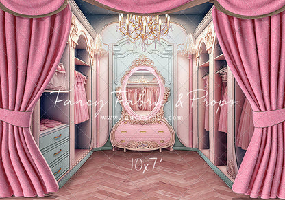 Elegant Armoire - Wood Floor Option - With Sweep Option