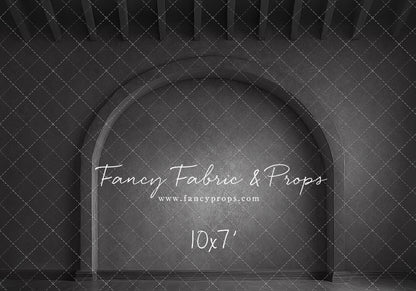 Elegant Charcoal Alcove - Wood Floor - With Sweep Option