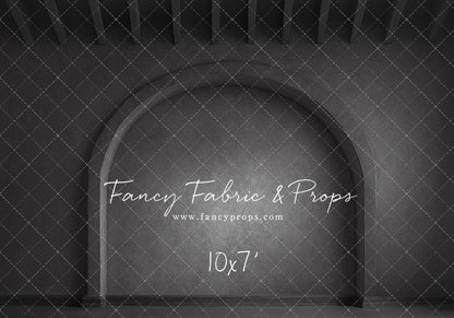 Elegant Charcoal Alcove - Solid Floor - With Sweep Option