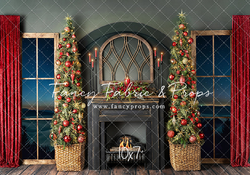 Elegant Fireplace Overlook