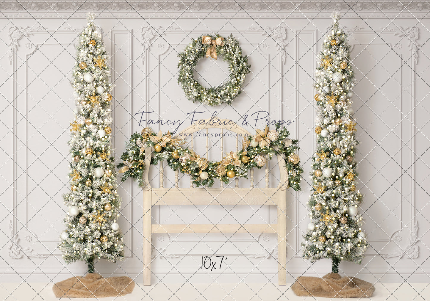 Elegant Gold Headboard