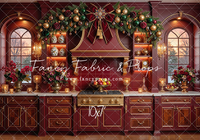 Elegant Scarlet Kitchen - With Sweep Option