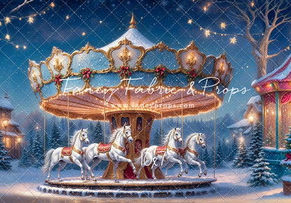 Enchanted Holiday Carousel - With Sweep Option