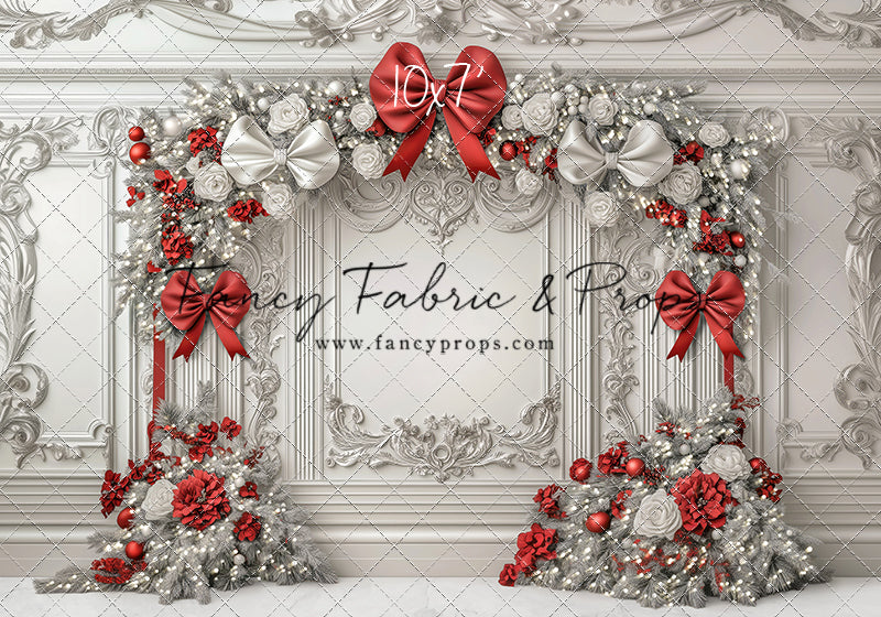 Fancy Red & White Wall - with Sweep Option