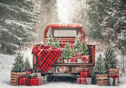 Festive Pickup Truck - with Sweep Option