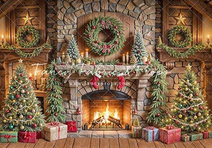 Fireside Christmas Magic - with Sweep Option