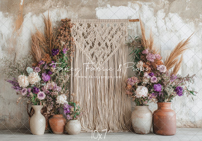 Floral Fringe Haven - With Sweep Option