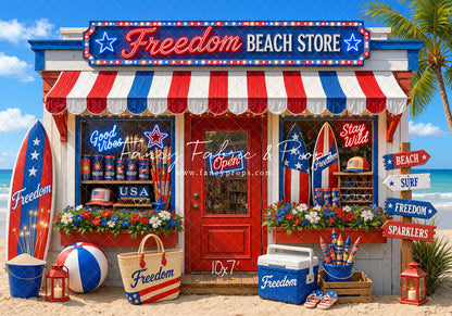 Freedom Beach Shoppe - With Sweep Option