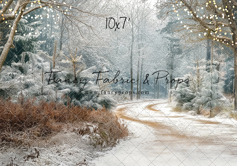 Frosted Country Path - with Sweep Option