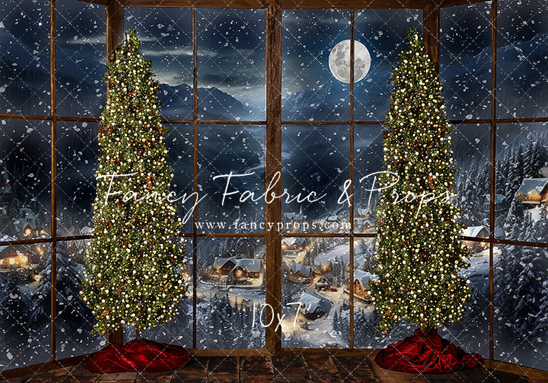 Frosted Village Bay Window