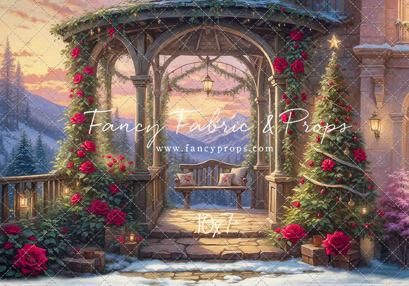 Frosty Rose Pavilion - with Sweep Option