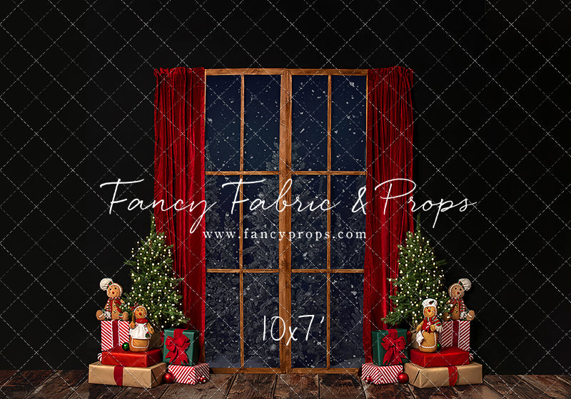 Gingerbread Mantle Window