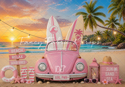Girl Power Beach Bug - With Sweep Option