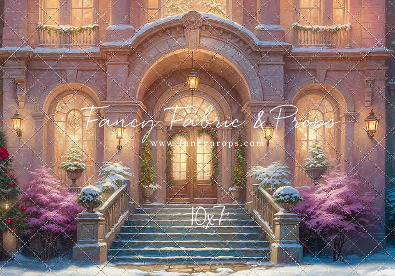 Glistening Snowy Entry - With Sweep Option