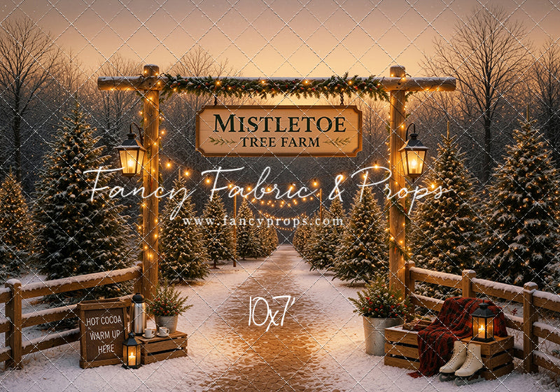 Golden Glow Christmas Farm - with Sweep Option