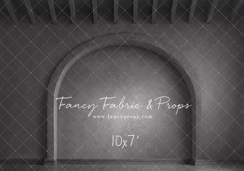 Gothic Gray Archway - Wood Floor - With Sweep Option