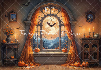 Gothic Moonlit Window - With Sweep Option