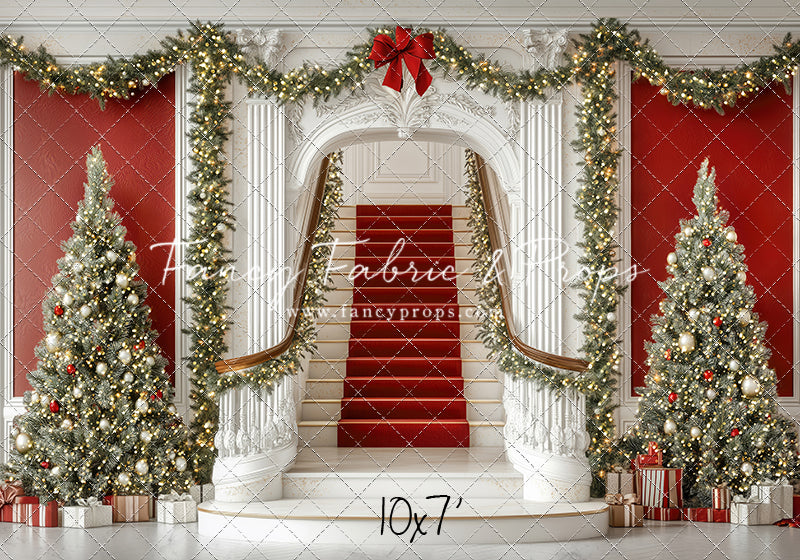 Grand Christmas Staircase - with Sweep Option
