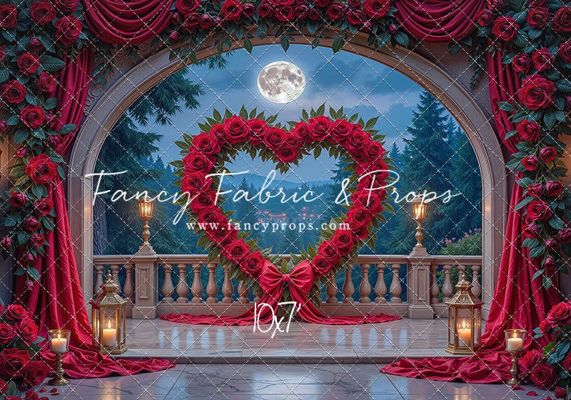 Heart of Roses - With Sweep Option