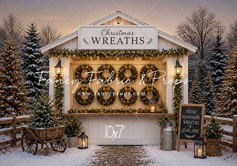 Holly Wreath Stand - with Sweep Option