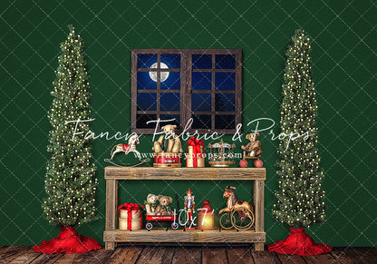 Holly Jolly Workshop Window