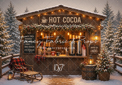 Hot Cocoa Holiday Hut - With Sweep Option