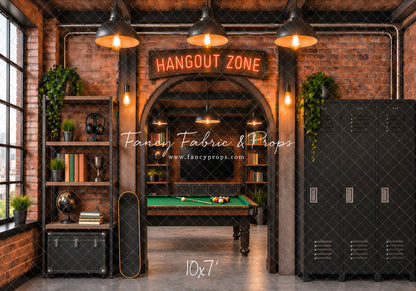 Industrial Loft Hangout Zone - With Sweep Option