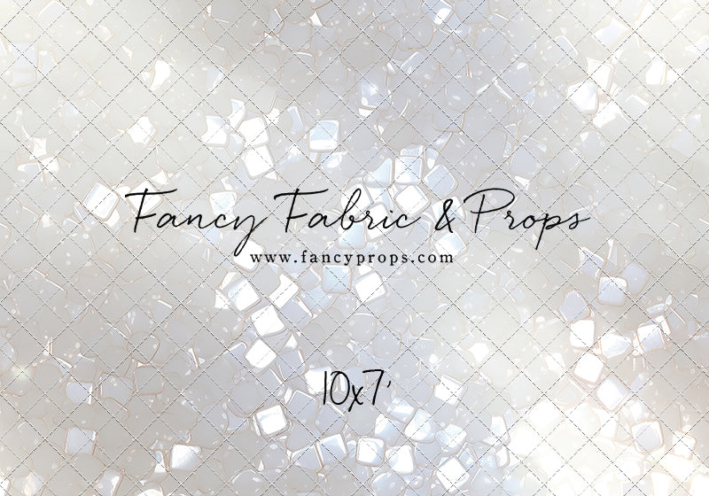 Iridescent White Sparkle