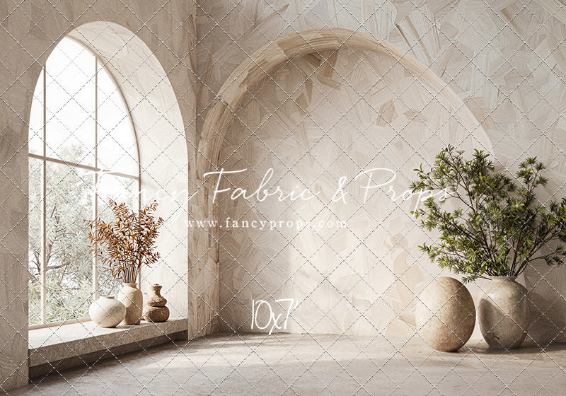 Ivory Vista Arch - With Sweep Option