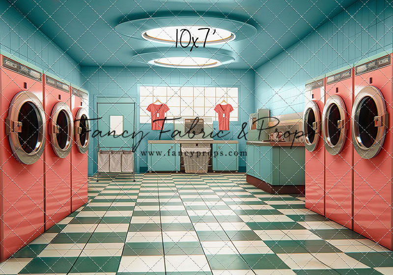 Laundry Day - Blue With Double Washers- With Sweep Option