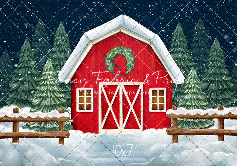 Evening Winter Homestead - with Sweep Option