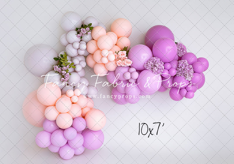 Pretty Magenta Magic Balloon Arch