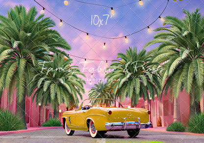 Malibu Shopping Center - Yellow Car - With Sweep Option