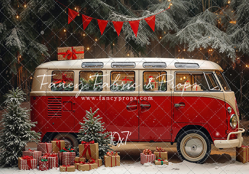 Merry Little Bus Stop - with Sweep Option