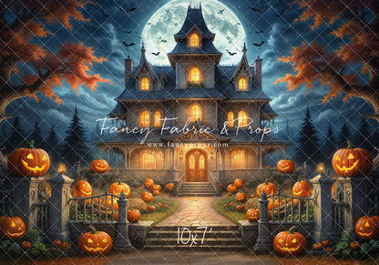 Moonlit Jack-O-Lantern Estate - With Sweep Option