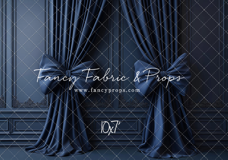 Navy Luxe Bows - With Sweep Option