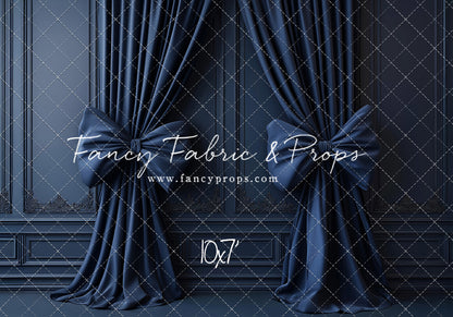 Navy Luxe Bows - With Sweep Option