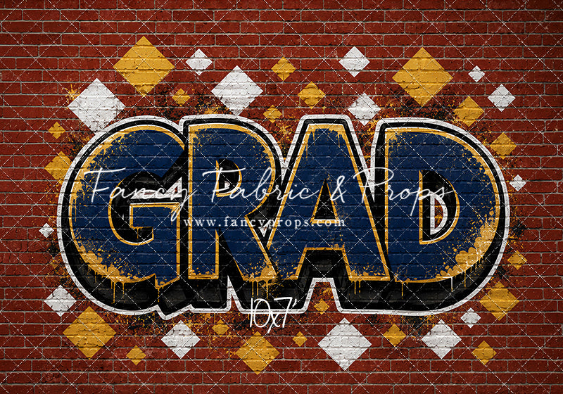 Navy & Gold Grad - With Sweep Option