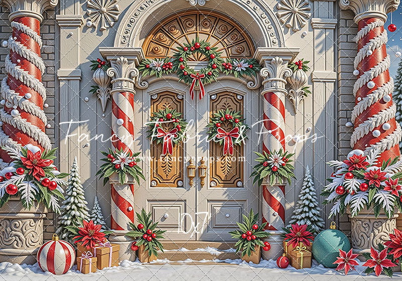 North Pole Manor Gates - with Sweep Option